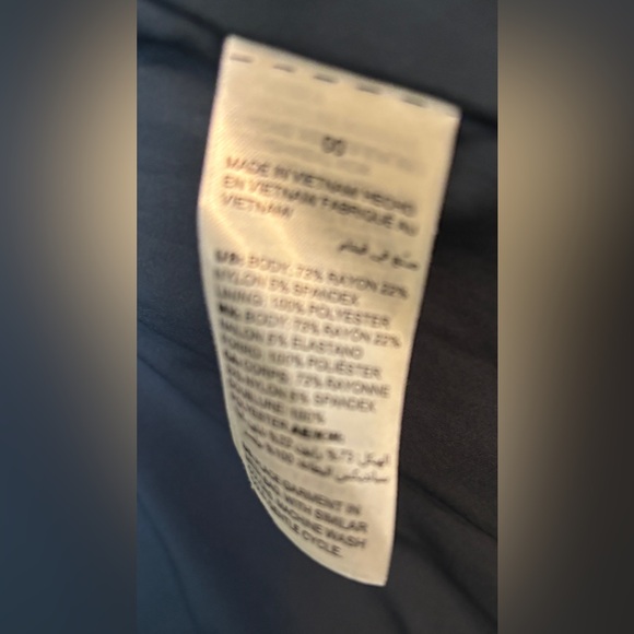 Chico’s nvy & burg stripe military blzr WM 00 (WM 2-4) southwest festival - Picture 11 of 11